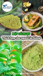 Bột cỏ ngọt sấy lạnh nguyên chất 500g (đường dành cho người ăn kiêng eatclean) - Thảo Dược Hạnh Nguyên