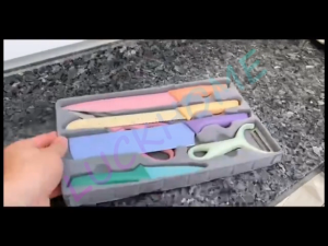 Pisau Dapur Set 6In1 Keramik Anti Lengket Kitchen Knife Set Stainless Steel Kitchen Knife Set 6 In 1 Pisau Set Lengkap Pisau Dapur Keramik Set 6in1