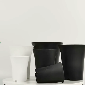 Flower Pot Pasu Bunga Round Thick Tall Plastic Succulent Cactus Pots 多肉仙人掌圆形万象花盆