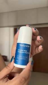 Be Bodywise 4% AHA BHA Underarm Roll on | With 2% Lactic Acid 1% Mandelic Acid 1% Salicylic Acid | Prevents Odour Reduces Pigmentation | For Radiant Underarms | Long Lasting deodorant roll on with Fresh Floral Fragrance | Alcohol & Aluminum Free