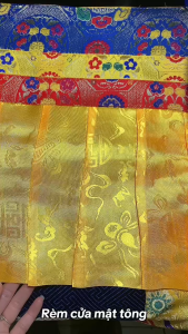 Rèm Cửa Đơn Mật Tông Đa Dạng Mẫu Mã Chất Liệu Gấm Hoa Văn Sắc Nét Màu Sắc Rực Rỡ - Mật Tông Tâm Ý