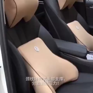 Bộ tựa đầu tựa lưng cao su non siêu mềm siêu êm giải pháp lái xe ô tô đường dài - ghế văn phòng làm việc