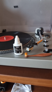 R07B น้ำยาทำความสะอาดหัวเข็ม แปรงไม้ทำความสะอาดหัวเข็มเครื่องเล่นแผ่นเสียง turntable stylus cleaner