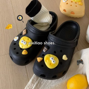 LKfashion จัดส่งที่รวดเร็ว รองเท้าแตะหัวโต มีสายรัดส้นให้ด้วยน๊า น้ำหนักเบาระบายอากาศได้ดีใส่สบาย สามารถแมทช์ได้ทุกการแต่งตัว สายแฟชั่นไม่ควรพลาด