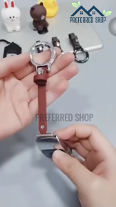 PREFERRED SHOP Car keychain high-end new multi-functional pendant buckle belt mens car supplies anti-lost