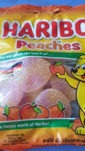 Kẹo Dẻo Haribo Peaches 80g nhập khẩu Thổ Nhĩ Kỳ