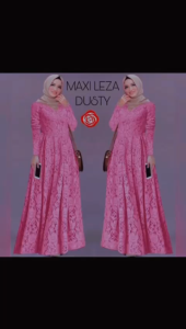 COD / GAMIS MAXI LEZA /BRUKAT TULANG PREMIUM / GAUN PESTA