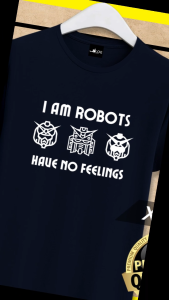 🔥 Baju Tshirt Gundam Robots No Feelings Lelaki Perempuan Man Woman + Plus Size 🔥