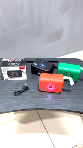 Sing-e ZQS1341 Superbass Multi-Media Speaker 3inch Super High Power 8W 800mAh Cool Lights