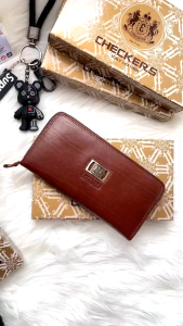 WANG101 - Dompet Kulit CHECKERS 09N - Money Back Guarantee