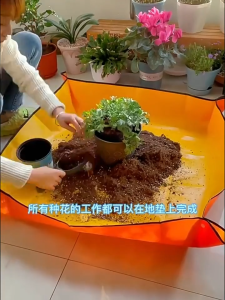 【Woody】Gardening Mat Portable Hand Grow Tool Waterproof