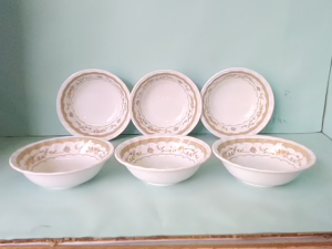 Mangkok Mie 7" Melamin. Motif Bunga Keliling / RC RongChen / Melamine