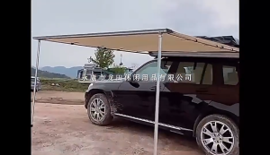 BLACKWORM Car Tent 2×2m Toldo 4WD Car Roof Tent Awning Roof Up 420D Awning Sun Shade Side Tent