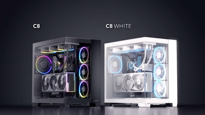 CASE - Vỏ máy tính ANTEC C8 (E-ATX/Màu đen) - Hàng Chính Hãng