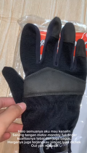 Sarung Tangan Motor MONDAY Panjang Full Finger Keren