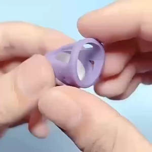 2pcs Thimble Finger Silikon Pelindung Jari Jahit Bidal Pelindung Jari Untuk Jahit Dengan Tangan