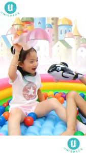 BESTWAY 157 cm RAINBOW KIDDIE ROUND POOL