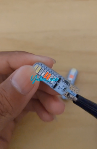 2pcs Lampu LED Jelly Kedip Running T10 12v DC Sein Senja RGB 4 Warna Universal Motor