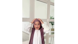 Pashmina Inner Anak Bando Oval Jersey Premium | Pasmina Meleyot Anak Remaja 5-10 Tahun Muslim Jilbab Instan Kerudung Wanita Hitam