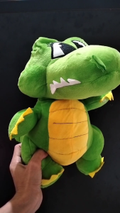 Boneka Buaya Animal Sit Corcodile Green Cute Ukuran 8