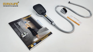 Bộ tay dây sen 3 chức năng chảy nhựa ABS mạ Chrome Eurolife EL-127SH-T