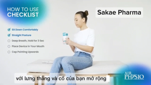 Thiết Bị Tập Thở Hỗ Trợ Hô Hấp Phổi Airphysio Trad Manual Nhập Khẩu Uc