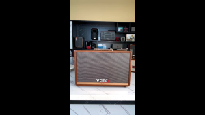 Loa karaoke xách tay Weimax H-125 công suất 1000W tặng kèm 2 micro không dây âm thanh sống động mạnh mẽ chỉnh bass treble echo reverb kết nối đa dạng thời gian hoạt động 4-6h