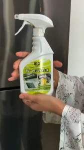 BIG Bio-Degreaser Kitchen Spray (500ml) Oil Removal Cleanser Oven Stove Kitchen Hood Stove Stain Detergent Fabric Sofa Curtain Carpet Cleaner