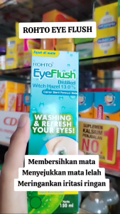 ROHTO EYEFLUSH 150 ML / CAIRAN PEMBERSIH MATA / MENYEGARKAN MATA