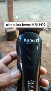 Alat Cukur RambutKumisJenggot Rechargeable Hair Clipper Elektrik Portable KEMEI KM-1419