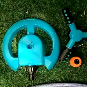TUKUO Alat Penyiram Taman Round Sprinkler Air Taman 360 Derajat Full Set Putar Otomatis Semprotan Penyemprot Sprayers Garden Irrigation