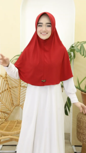HIJAB BERGO JERSEY KOREA PED NON TALI/BERGO JERSEY DAILY PED NON TALI (Size L)
