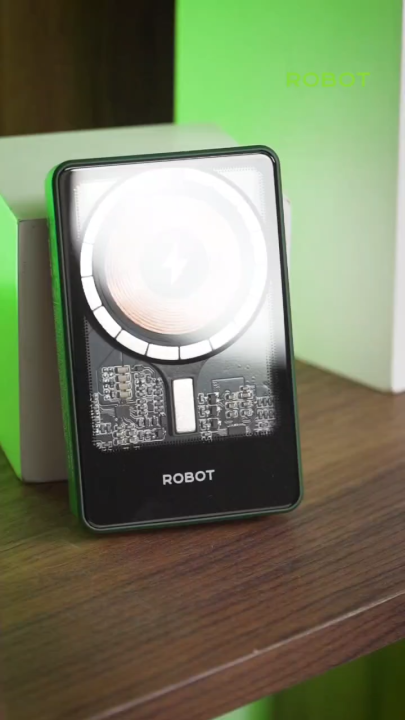 Wireless MAGSAFE Power Bank ROBOT RT13 10000mAh 15W Magnetic Fast