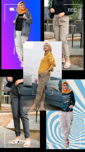 CELANA CARGO WANITA JUMBO/CELANA CARGO TWILL/LUNA CARGO/CELANA JOGGER CARGO PANJANG WANITA