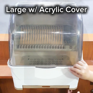 High Quality Single and Dual Layer Dish Drainer with Drip Tray and Cover Dish Carrier Dish Rack