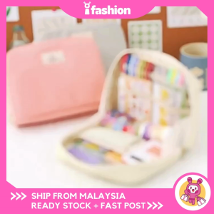 iFASHION 1961 READY STOCK Classified Storage High-Value Pencil Case Cosmetic Bags Compartmentalized Storage Bags