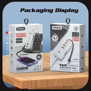 66W 5in1 Mobile Phone PD+BSB Direct Charger Socket Multi-port Charging with Power Strip Suitable for Universal Mobile Phones