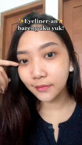 Moreskin Eyeliner Black Waterproof Long Lasting - Membuat Mata Lebih Cantik - Ken Herbal