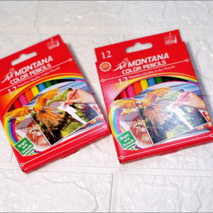 Pensil Warna 12 Pcs Milton Colored Pencils Kecil MH 350 Alat Tulis Sekolah Mewarnai