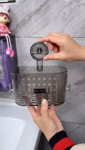 Rak Penyimpanan Cangkir Hisap & Multi Hanging Organizer Basket: Solusi Penyimpanan Serbaguna untuk Dapur dan Kamar Mandi