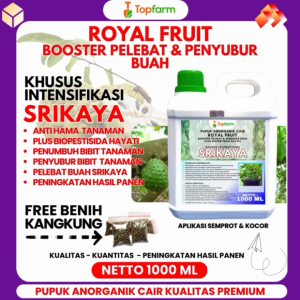 Pupuk Topfarm / Pupuk Srikaya Terbaik / Pupuk Booster Srikaya / Pupuk Pelebat Buah Srikaya / Pupuk Organik Srikaya / Pupuk Buah Srikaya Jumbo / Pupuk Pembesar Buah Srikaya / Pupuk Cair Buat Buah Srikaya