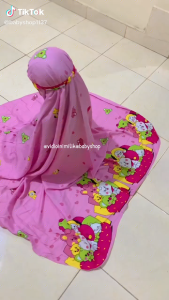 "Qimareez" MUKENA ANAK BTS RAYON BALI KAIN ADEM LEMBUT DAN HALUS SERTA NYAMAN