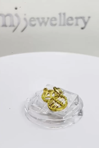 MJ Jewellery Gold Gourd Abacus Pendant B152 375 Gold & 916 Gold