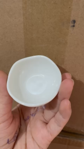 Đĩa đựng nến hoa mai nhỏ 5.5cm