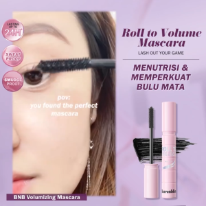 BNB barenbliss Korean Roll To Volume Mascara | Long Lasting Waterproof Smudgeproof | BPOM