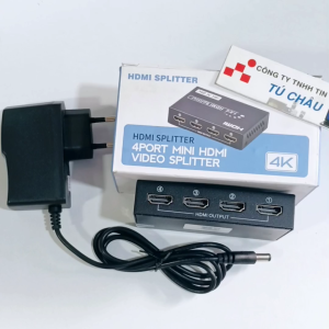 Bộ chia HDMI 1 ra 4: 1 PC ra 4 LCD - Model: SM4K104 (Loại Tốt)