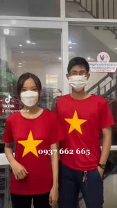 Áo thun cờ Việt Nam Áo Cờ Đỏ Sao Vàng Chất Vải Đẹp Mát
