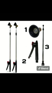 1 Set Nozzle Sprayer jung Semprotan Kabut+Adjustable Stick Sprayer + Stop Kran Sprayer untuk Sprayer Elektrik
