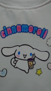 Atasan Anak Perempuan Crop Top Cinamorol Lengan Panjang