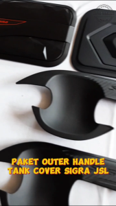 Paket Cover Handle Outer Tank Cover Daihatsu Sigra 2016 - 2023 Hitam Elegant All Variant